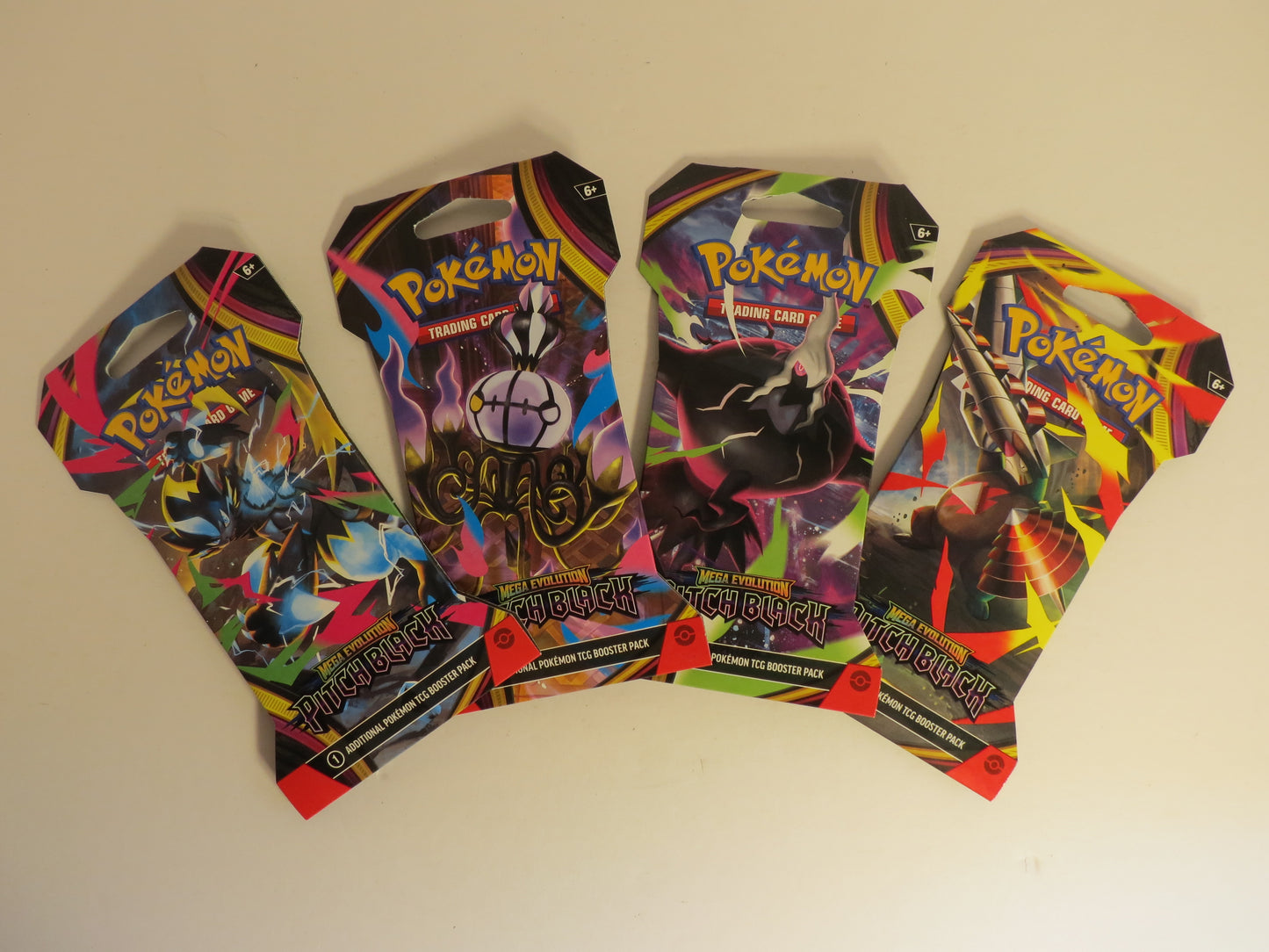 Mega Evolutions Pitch Black Sleeved Booster Pack Pokemon