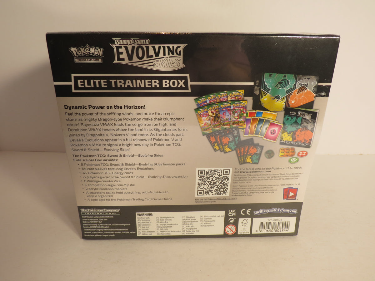 Sword & Shield Evolving Skies Elite Trainer Box ETB Sealed Pokemon