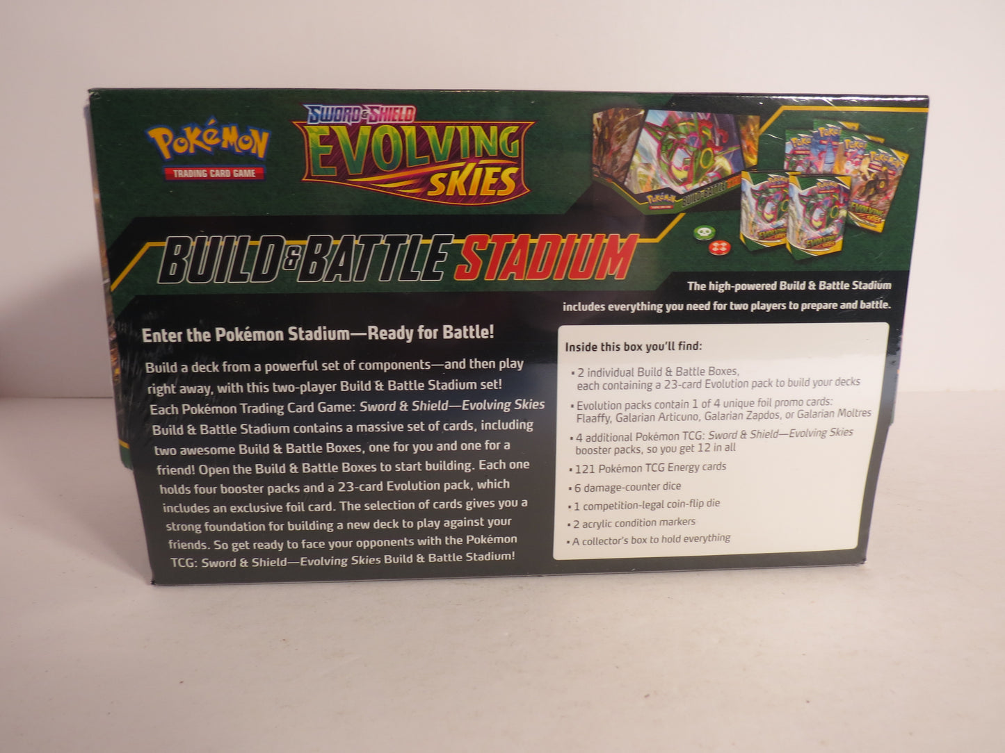 Sword & Shield Evolving Skies Build and Battle Stadium Pokemon Sealed