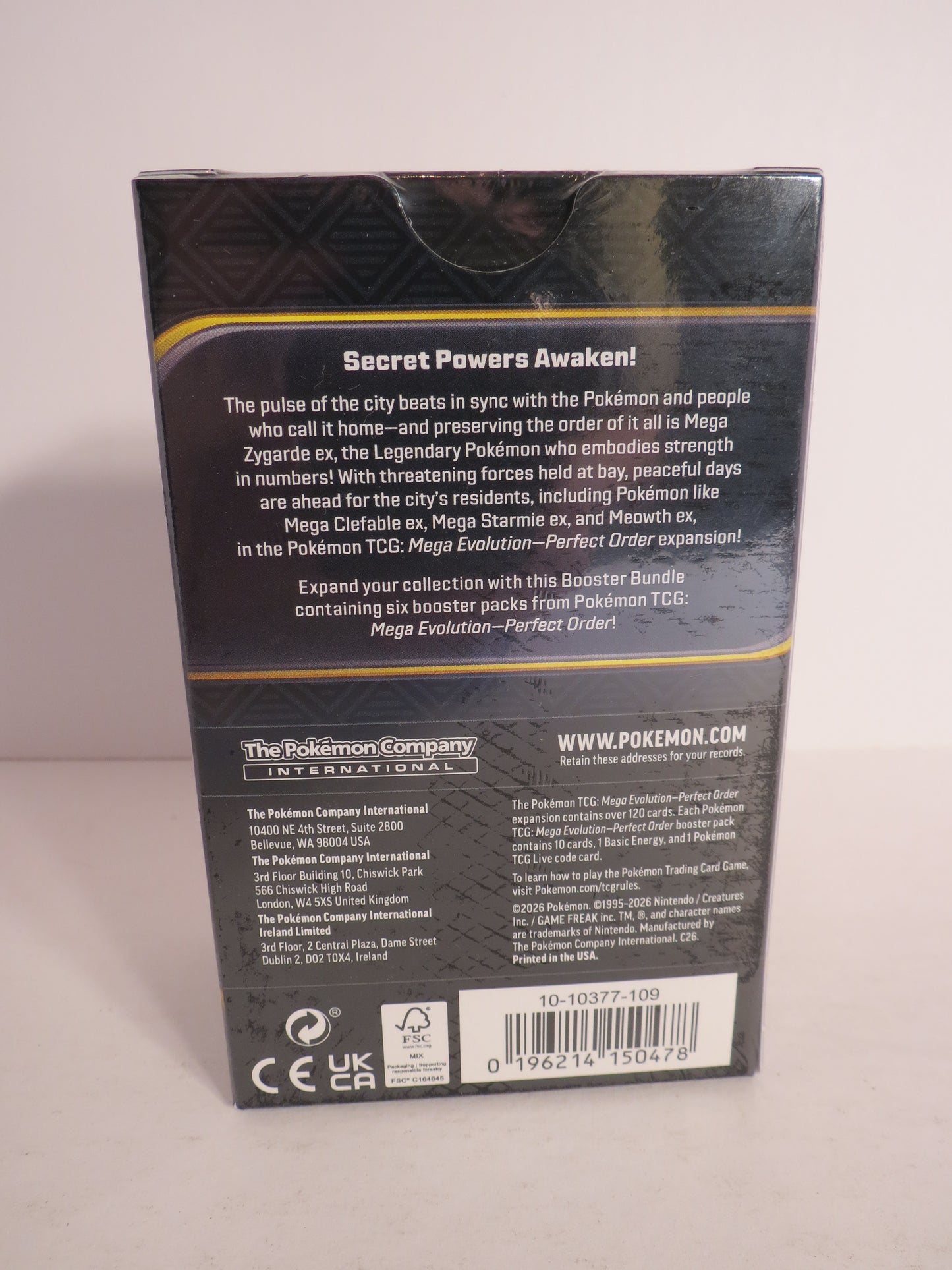 Mega Evolution Perfect Order Pokemon Booster Bundle Sealed