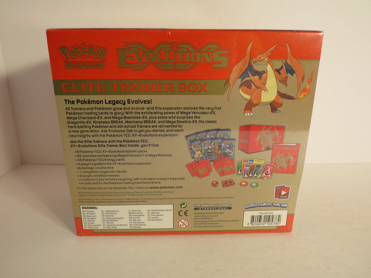 XY Evolutions Mega Charizard Pokemon Elite Trainer Box ETB Sealed