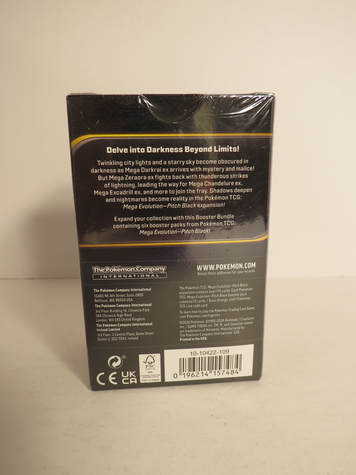 Mega Evolution Pitch Black Pokemon Booster Bundle Sealed