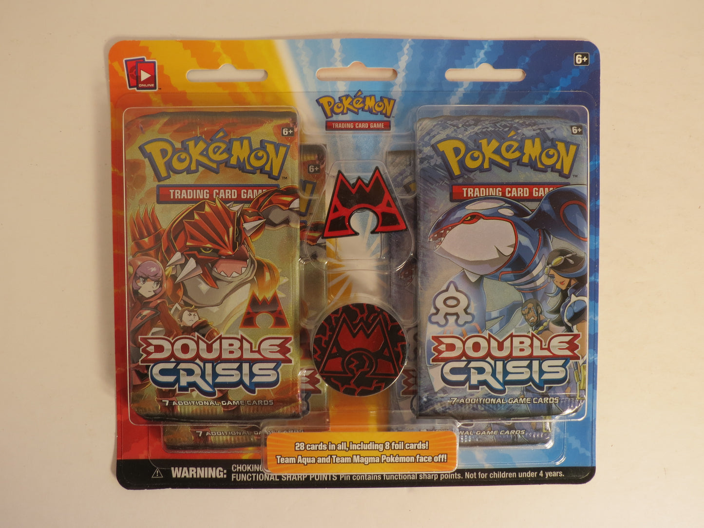 Double Crisis Team Magma Blister of 4 Booster Packs Pokemon