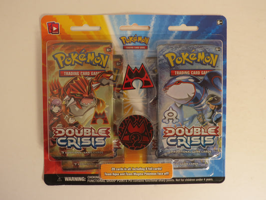 Double Crisis Team Magma Blister of 4 Booster Packs Pokemon