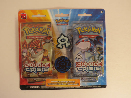 Double Crisis Team Aqua Blister of 4 Booster Packs Pokemon