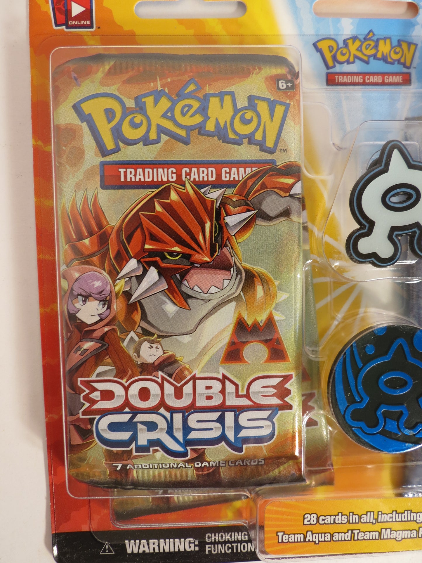 Double Crisis Team Aqua Blister of 4 Booster Packs Pokemon