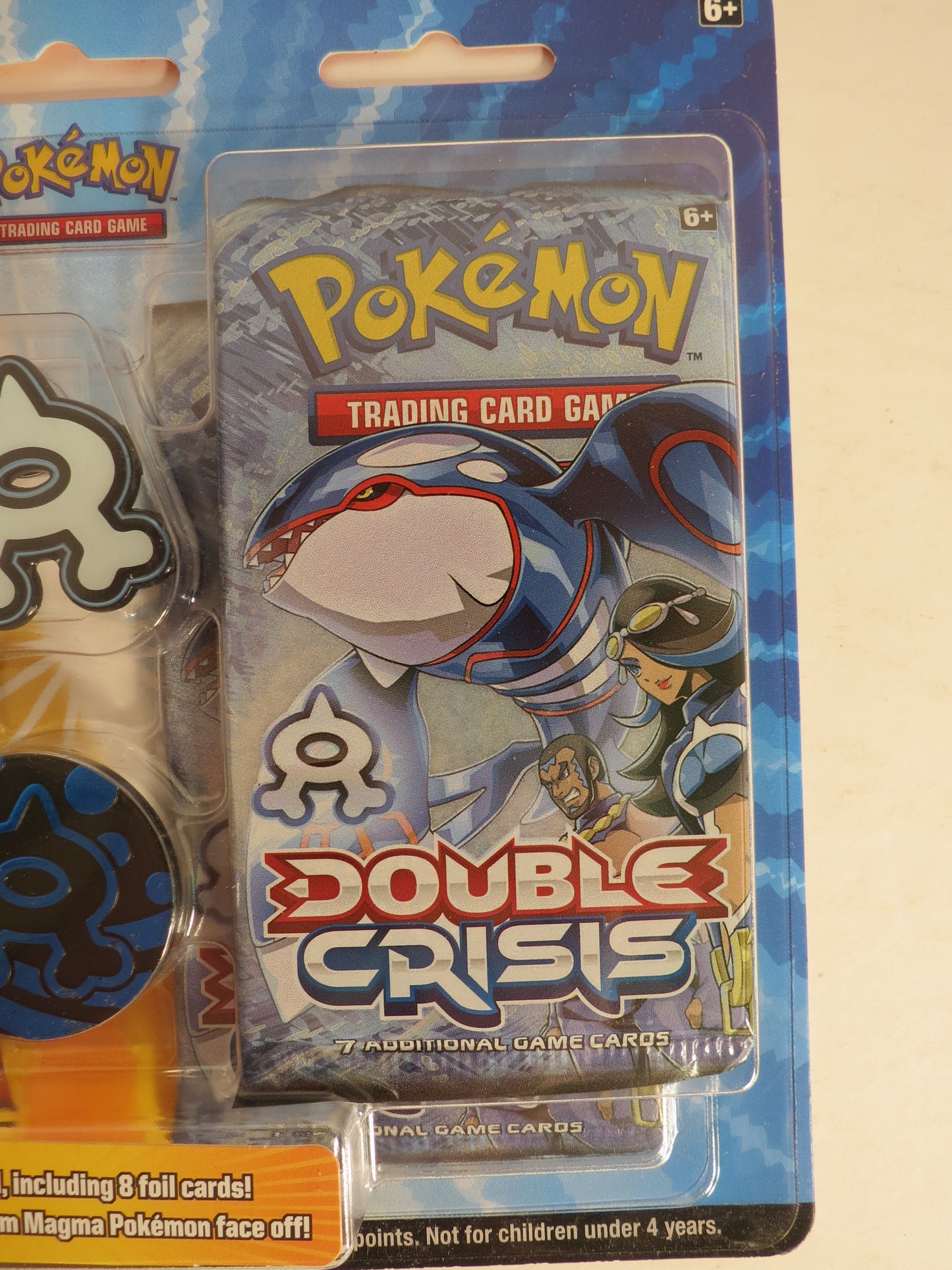 Double Crisis Team Aqua Blister of 4 Booster Packs Pokemon