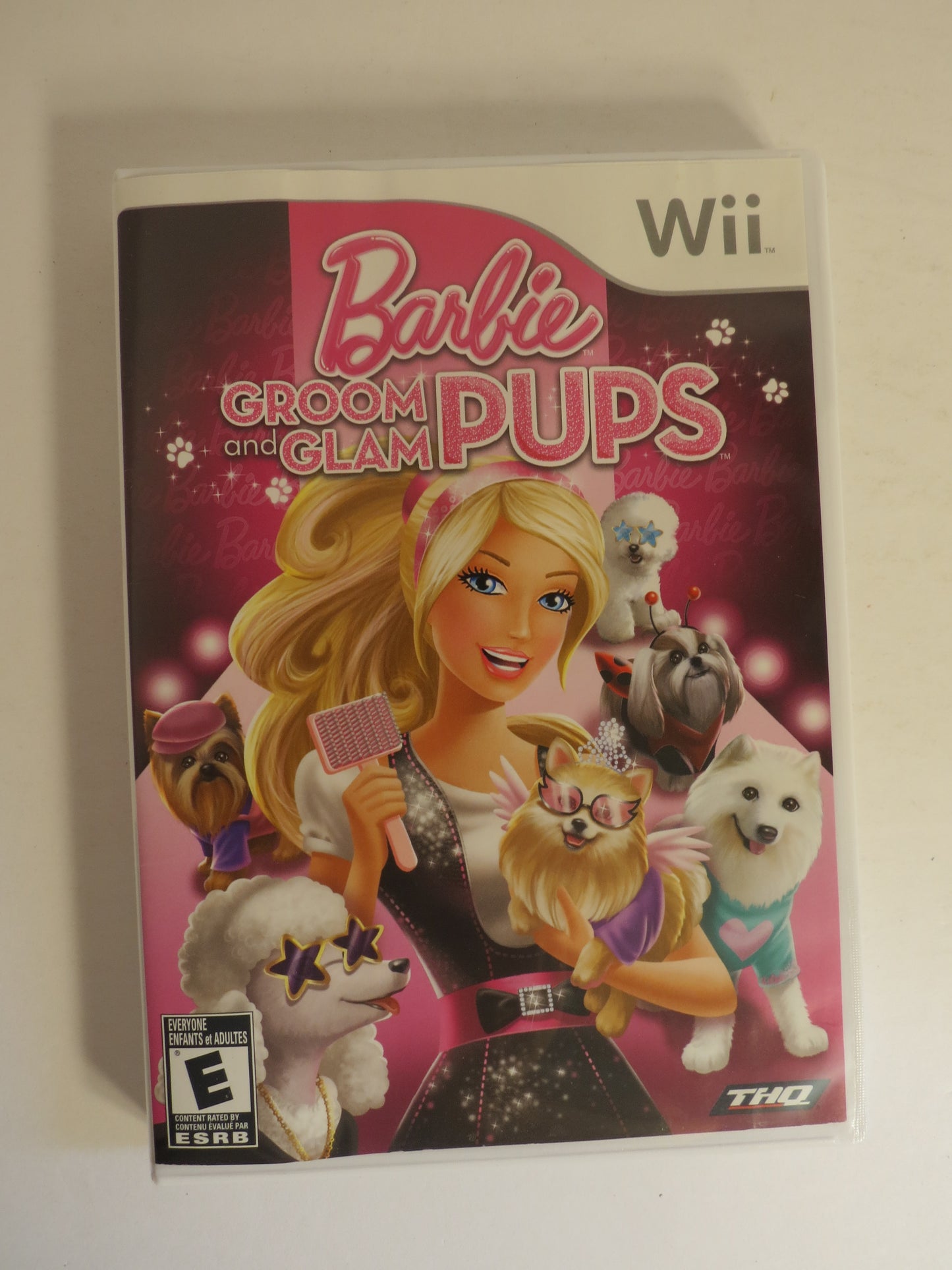 Barbie Groom and Glam Pups Nintendo Wii Game CB