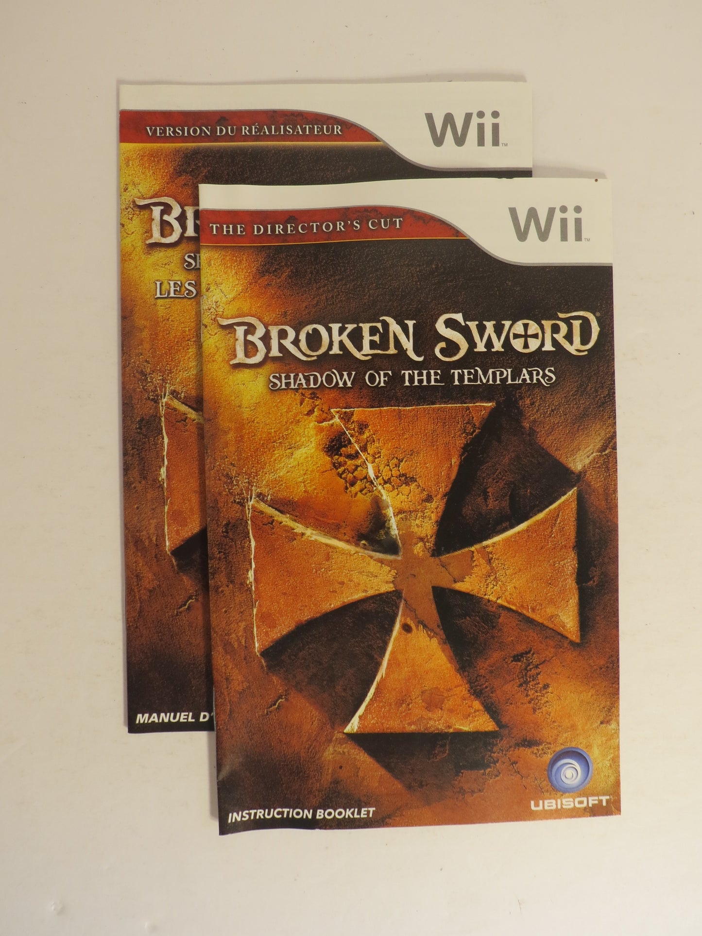 Broken Sword Shadow of the Templars Director's Cut Nintendo Wii Game CIB