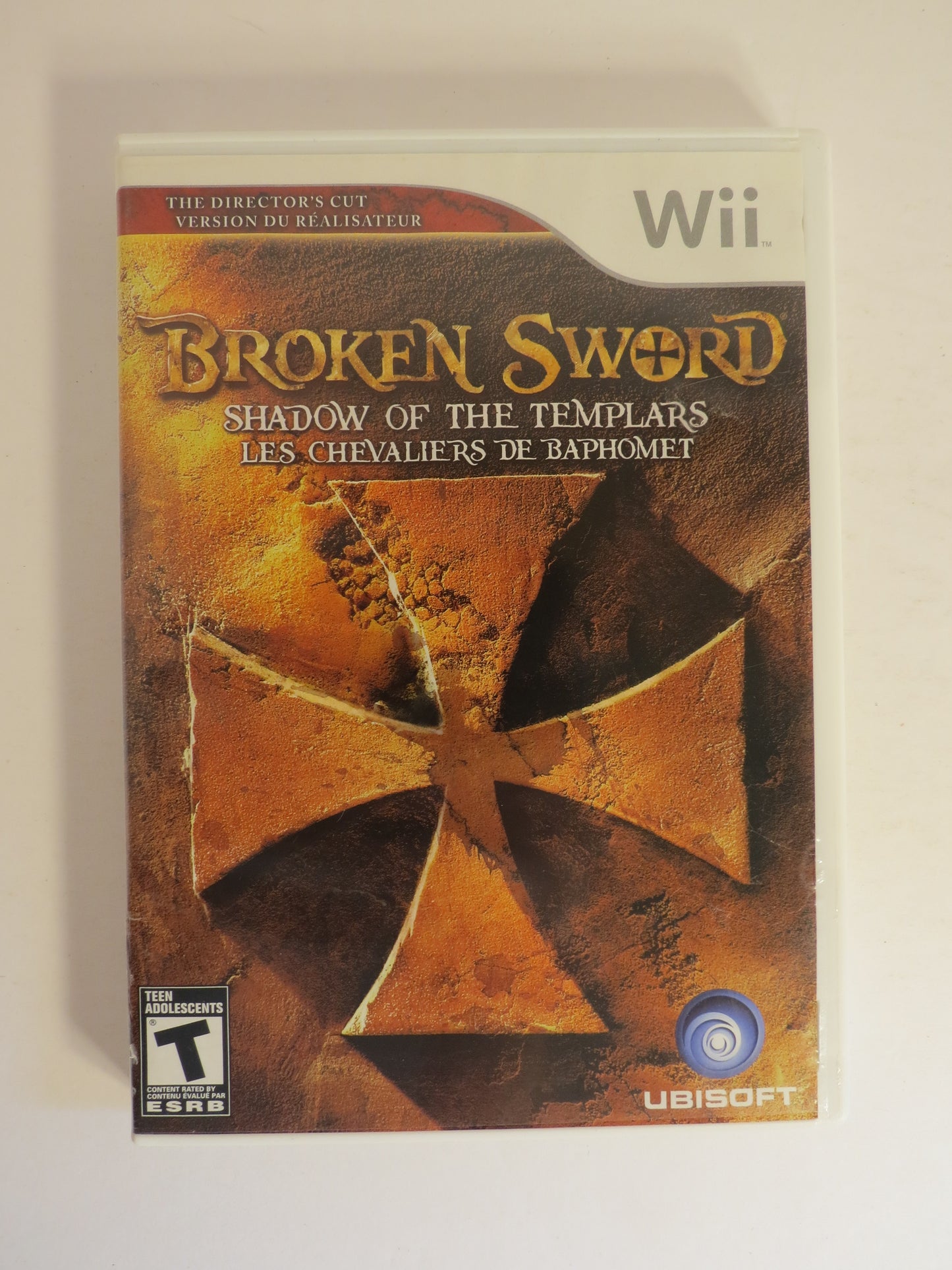 Broken Sword Shadow of the Templars Director's Cut Nintendo Wii Game CIB