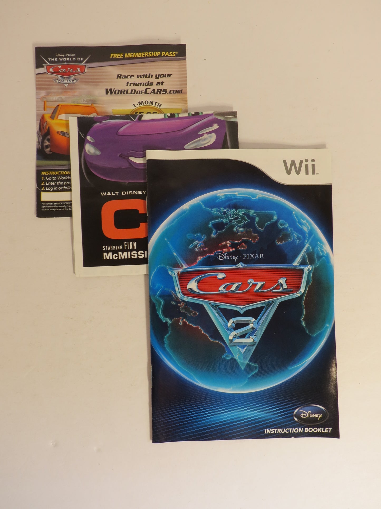 Disney Pixar Cars 2 Nintendo Wii Game CIB