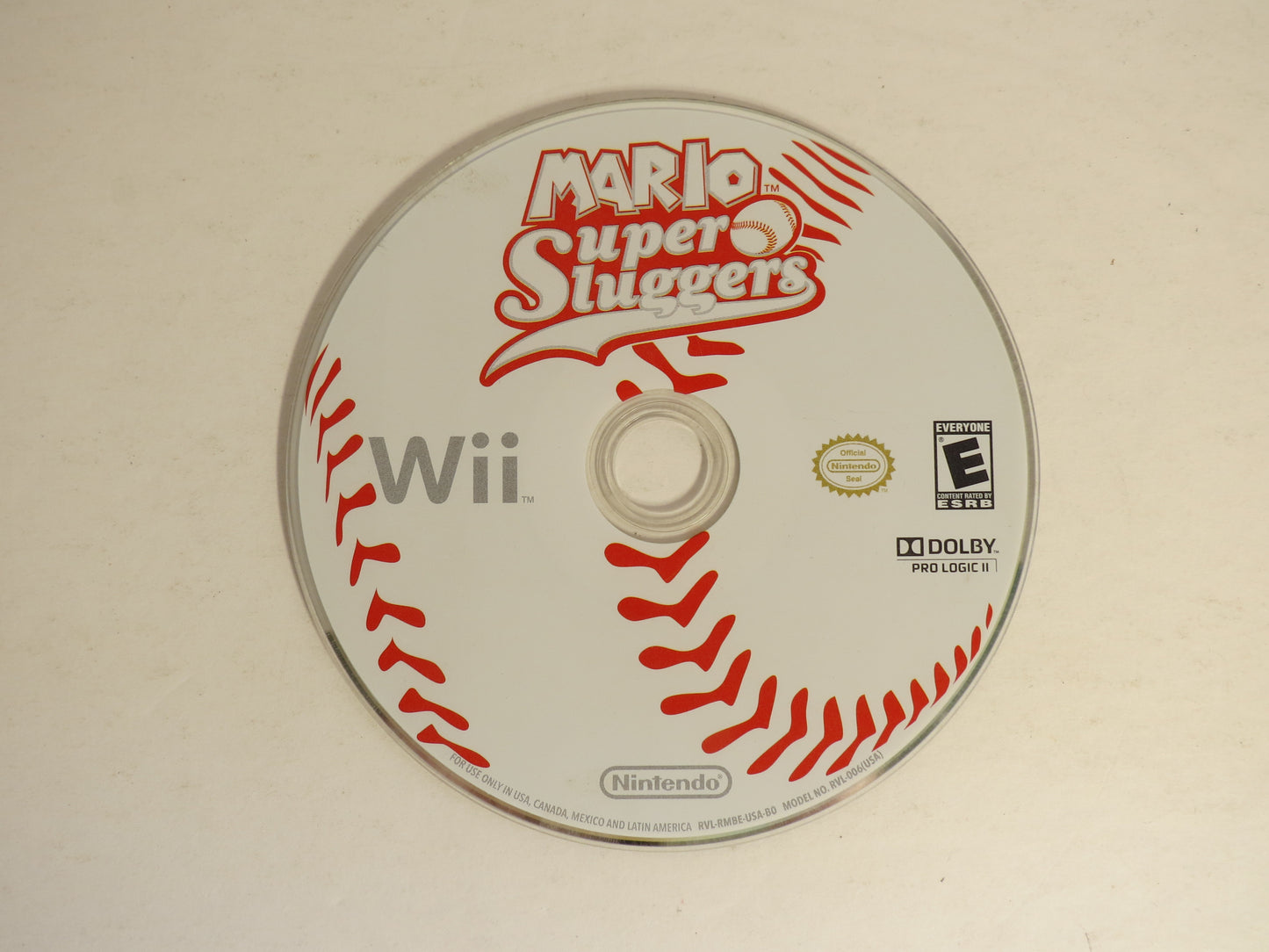 Mario Super Sluggers Nintendo Wii Game CB Nintendo Selects