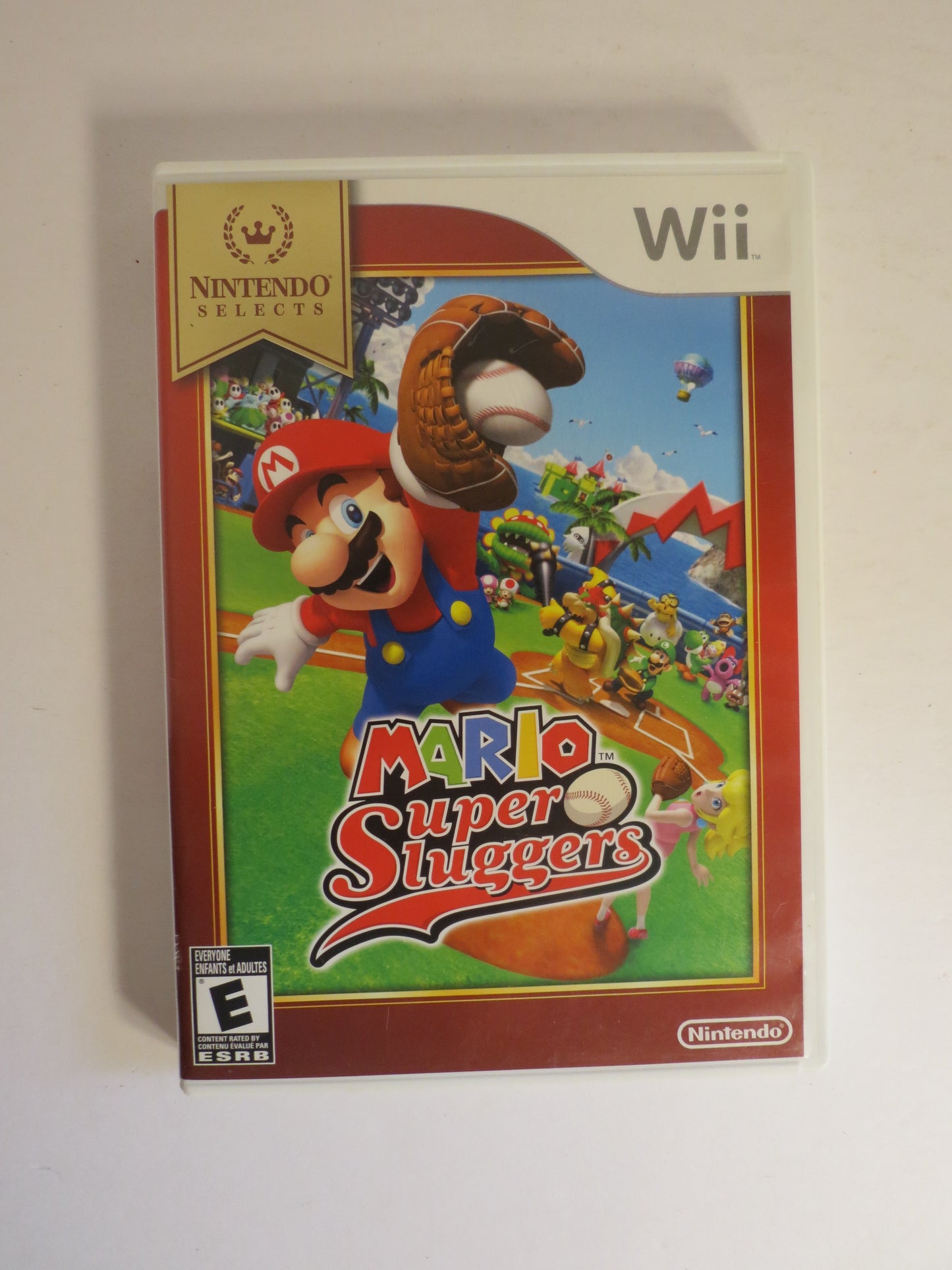 Mario Super Sluggers Nintendo Wii Game CB Nintendo Selects