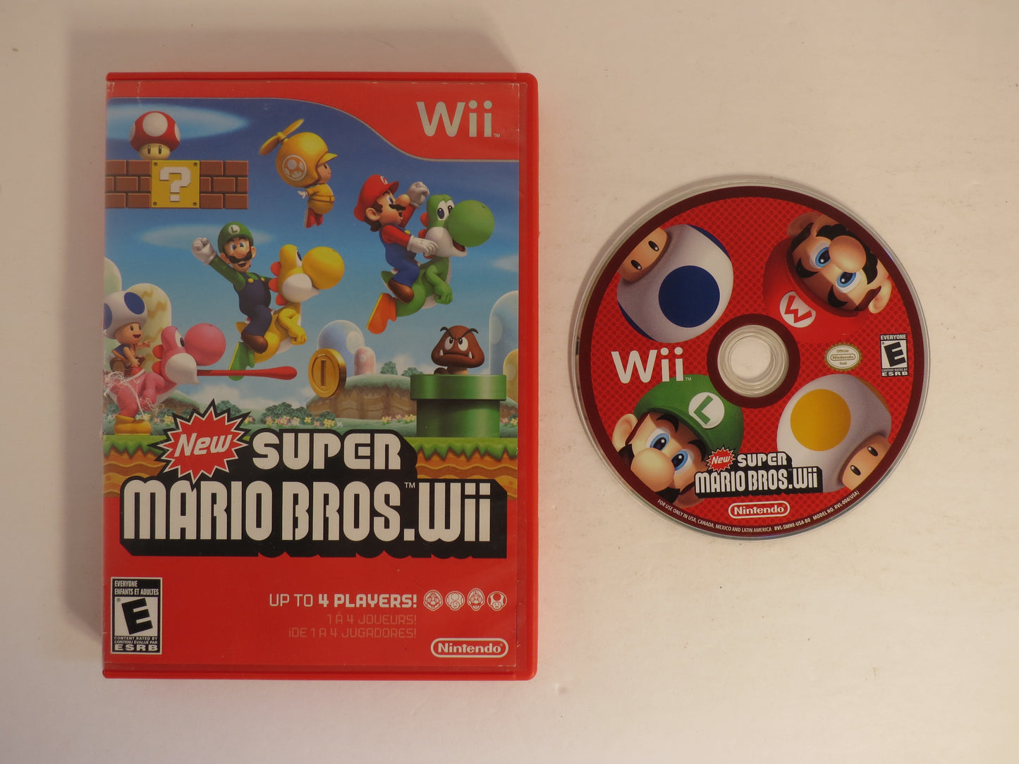 New Super Mario Bros. Wii Nintendo Wii Game CB