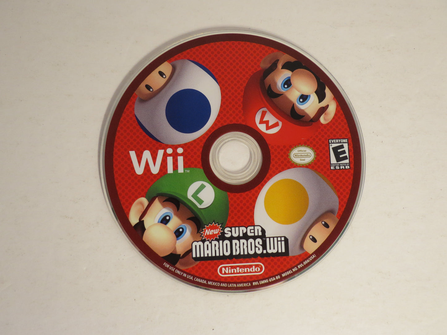 New Super Mario Bros. Wii Nintendo Wii Game CB