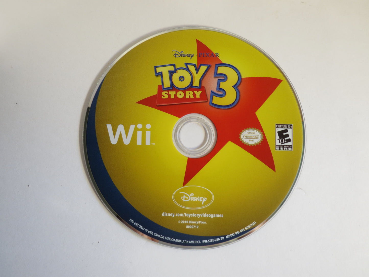 Toy Story 3: The Video Game Nintendo Wii Game CIB
