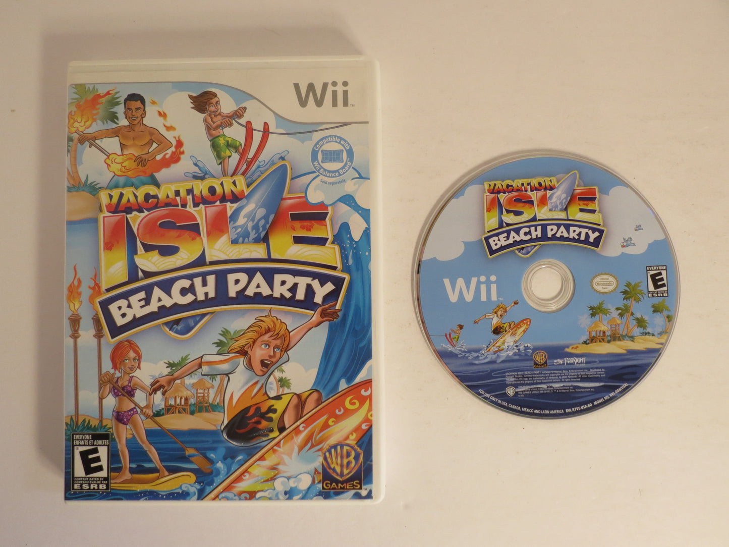Vacation Isle Beach Party Nintendo Wii Game CB