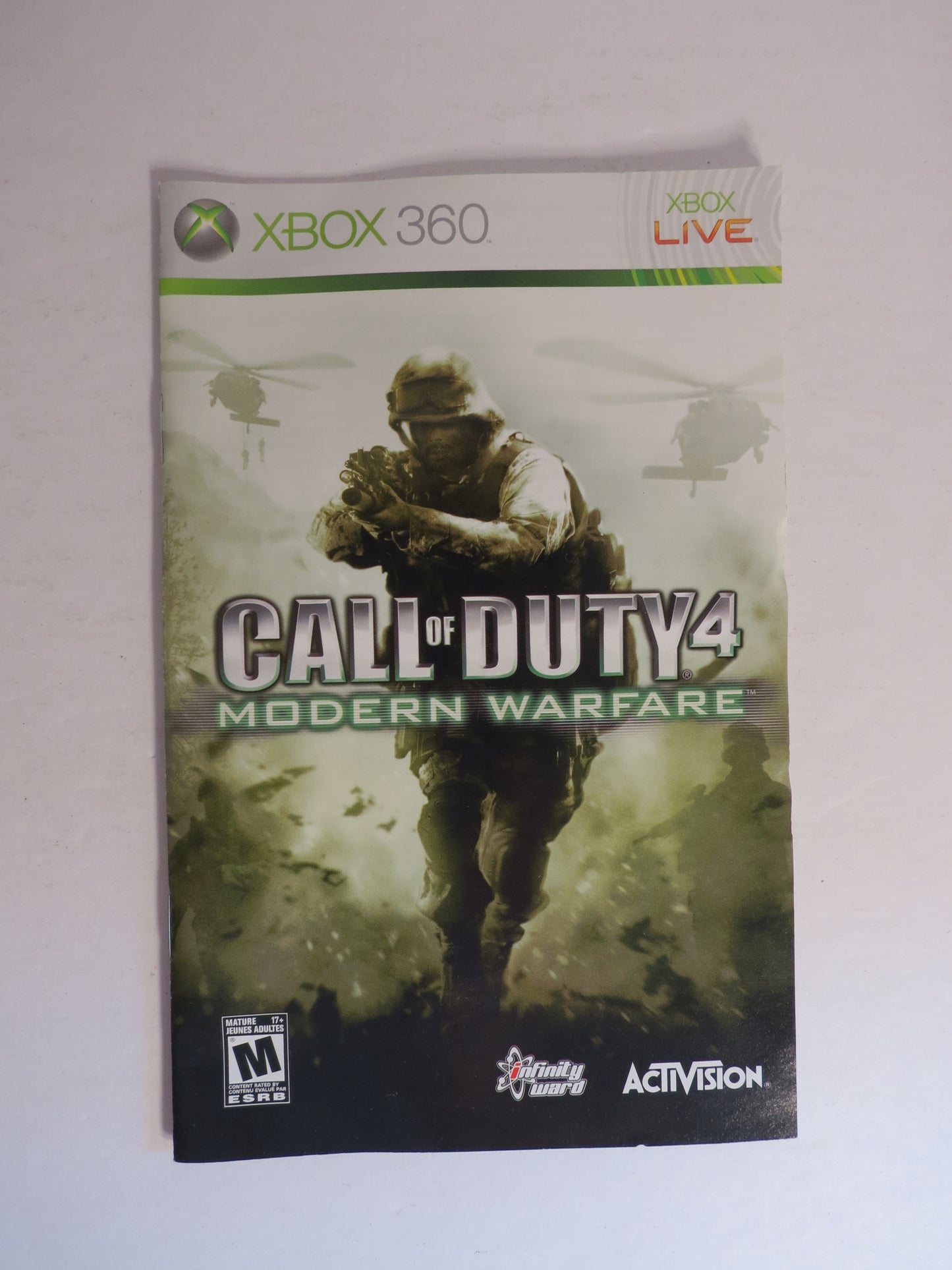 Call of Duty 4 Modern Warfare Limited Collector's Edition Xbox 360 Game CIB