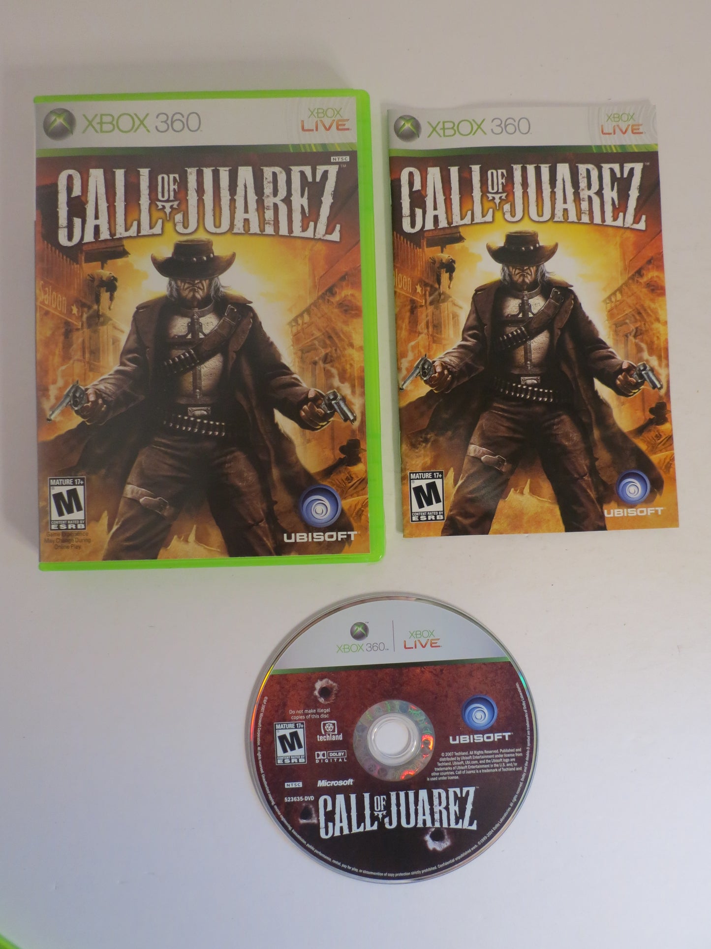 Call of Juarez Xbox 360 Game CIB
