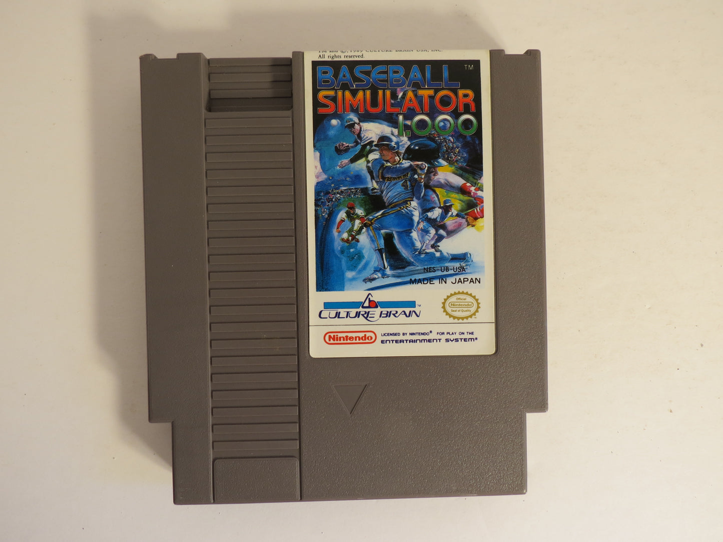 Baseball Simulator 1.000 Nintendo NES Game