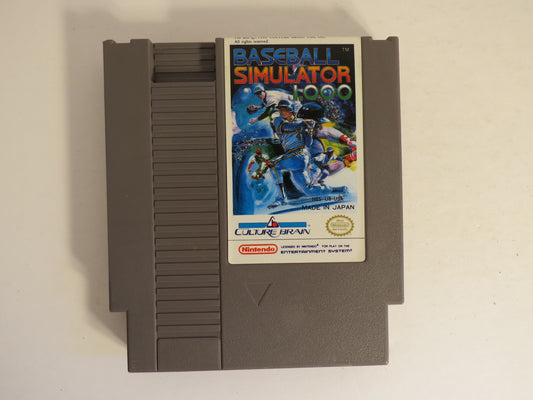 Baseball Simulator 1.000 Nintendo NES Game