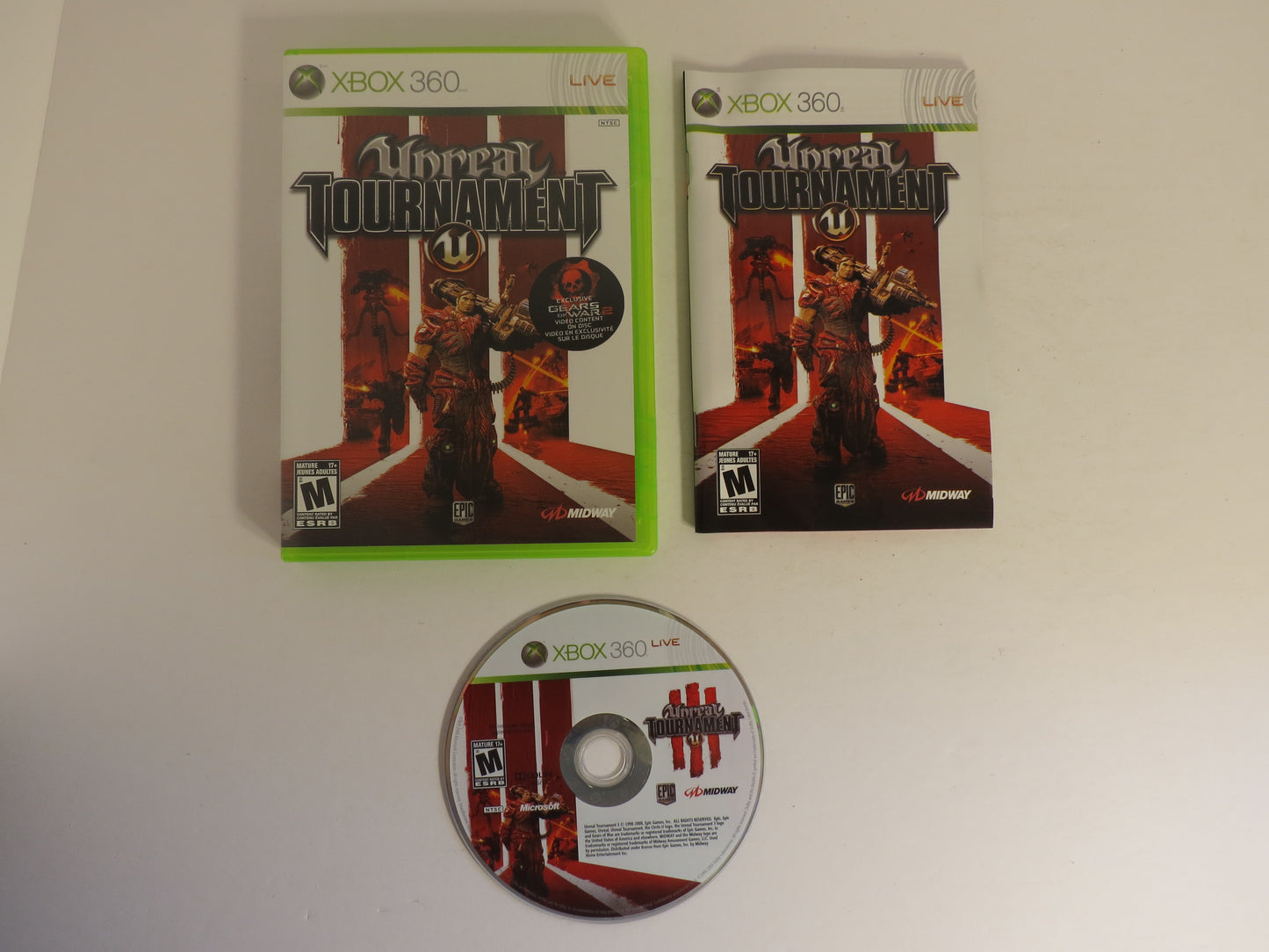 Unreal Tournament III Xbox 360 Game CIB