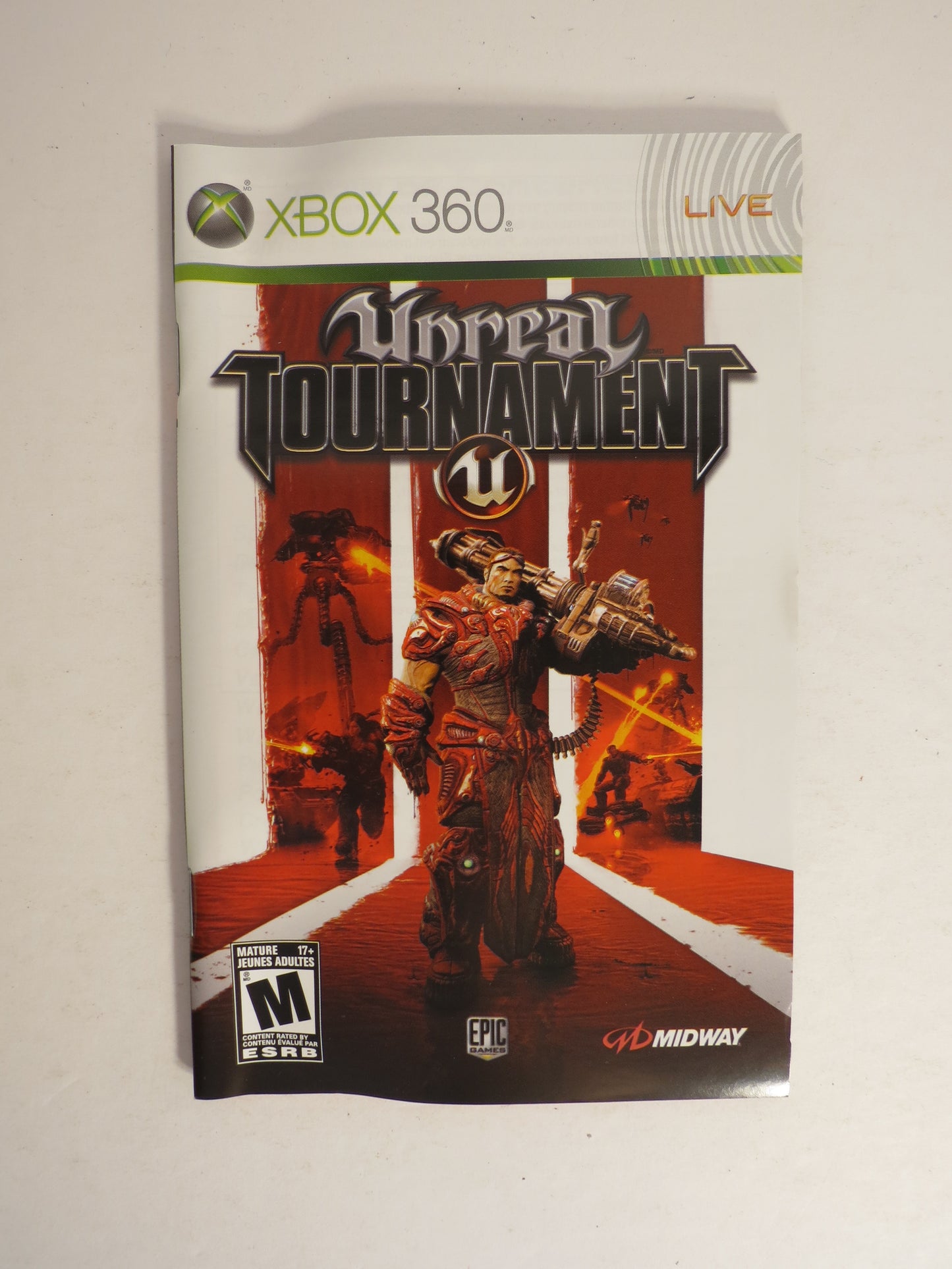Unreal Tournament III Xbox 360 Game CIB