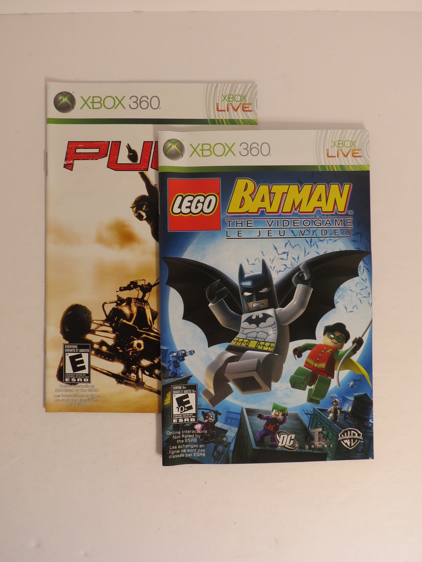 Lego Batman The Video Game / Pure Double Pack Xbox 360 Game CIB