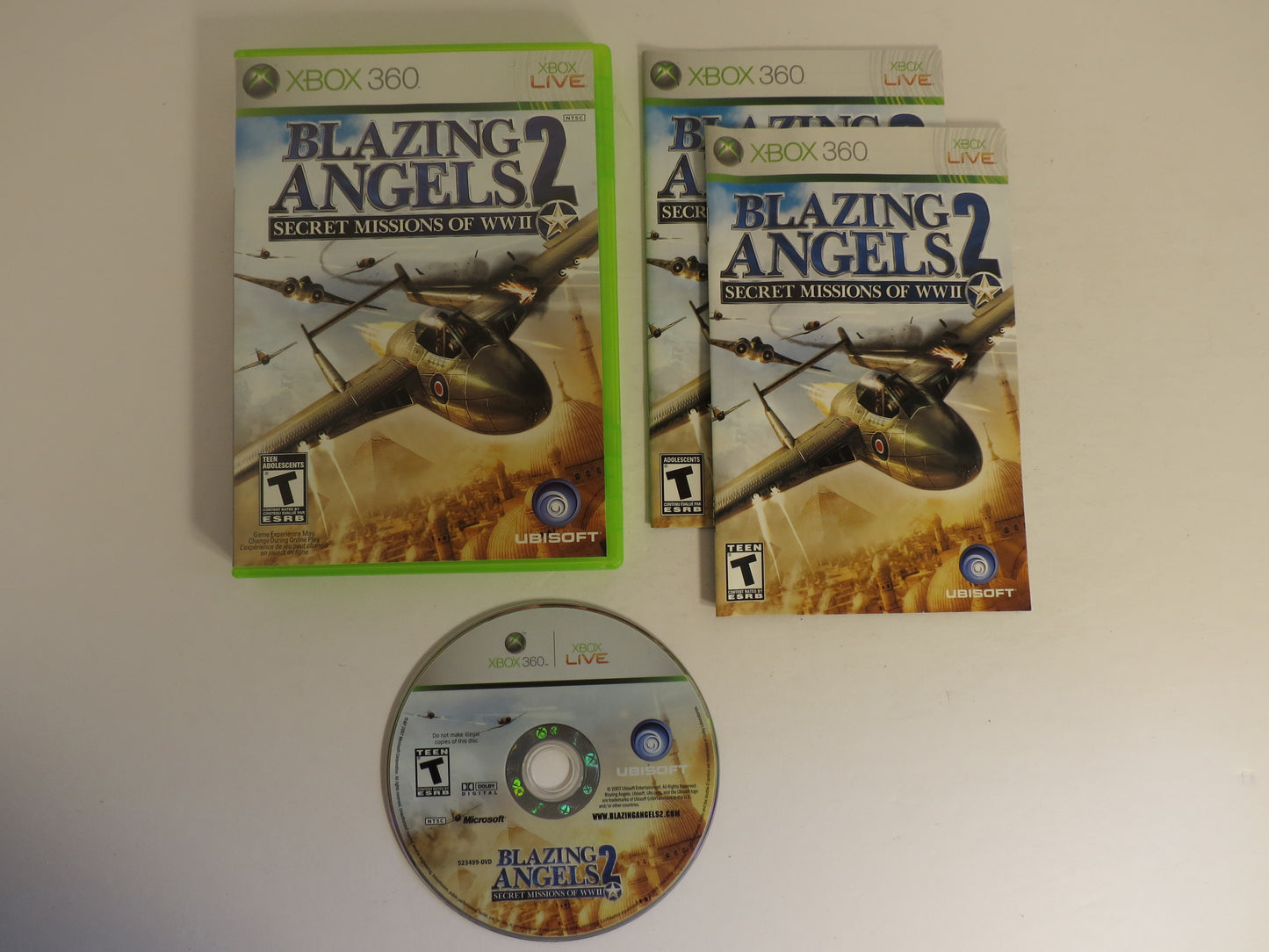 Blazing Angels 2 Secret Missions of WWII Xbox 360 Game CIB