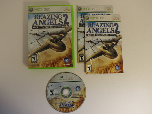 Blazing Angels 2 Secret Missions of WWII Xbox 360 Game CIB