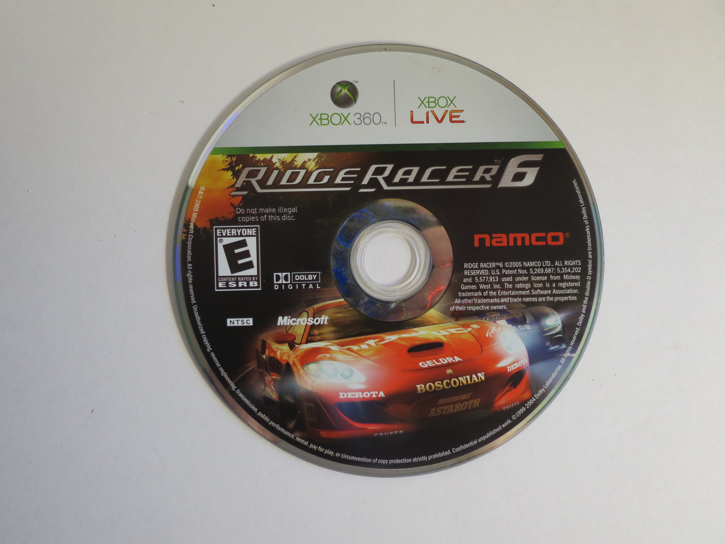 Ridge Racer 6 Xbox 360 Game CIB
