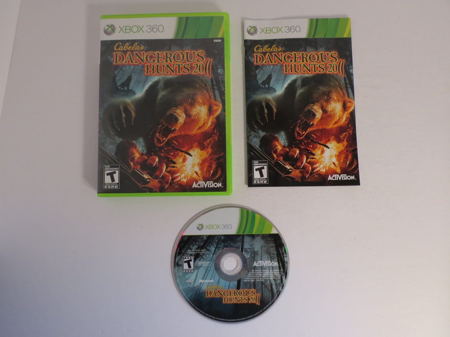 Cabela's Dangerous Hunts 2011 Xbox 360 Game CIB