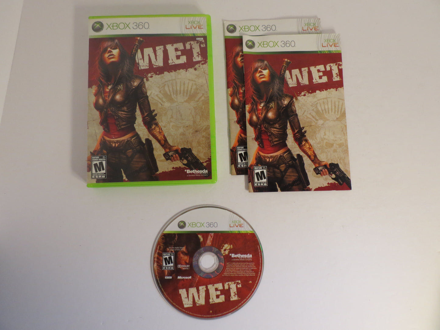 Wet Xbox 360 Game CIB