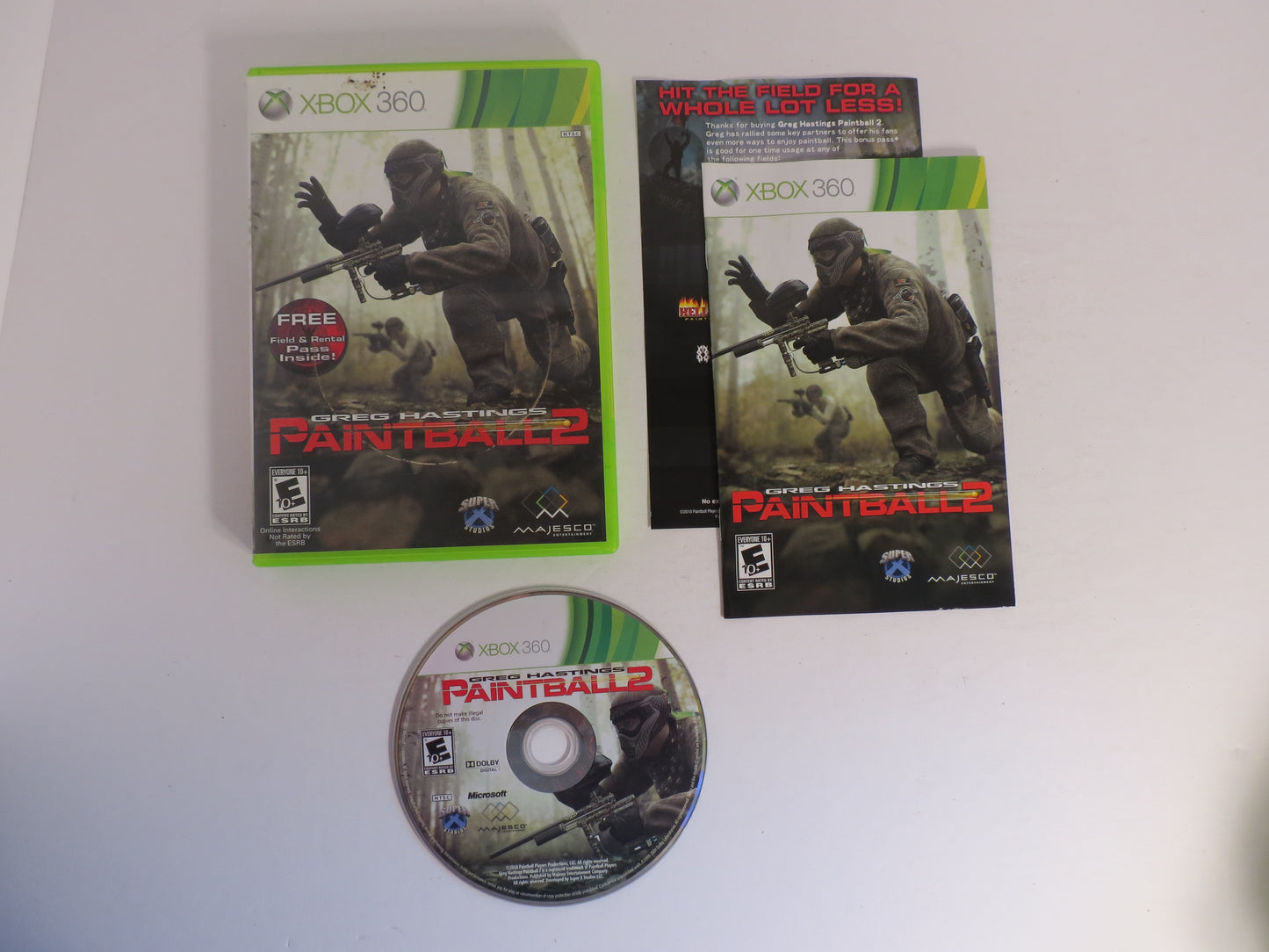 Greg Hastings Paintball 2 Xbox 360 Game CIB