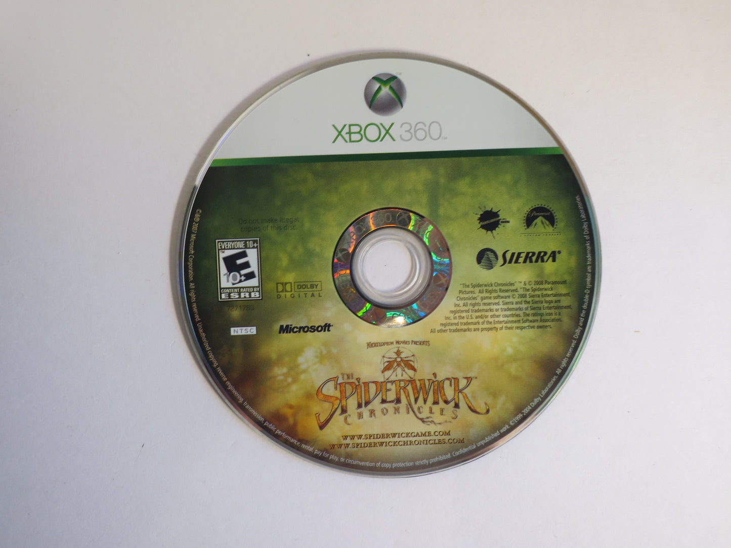 The Spiderwick Chronicles Xbox 360 Game CIB