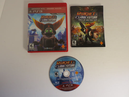 Ratchet & Clank Future Tools of Destruction Greatest Hits Playstation 3 PS3 Game CIB
