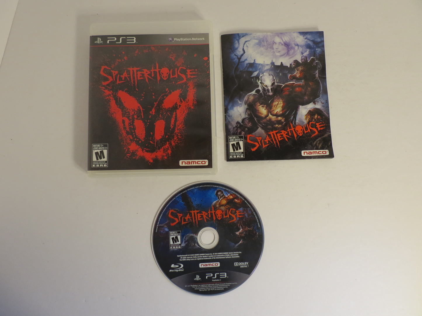 Splatterhouse Playstation 3 PS3 Game CIB