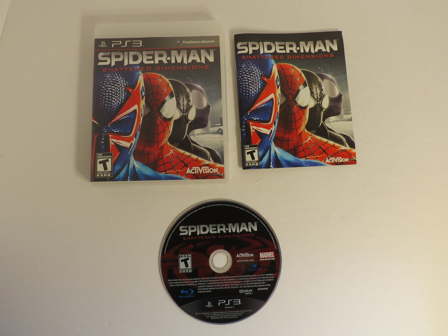 Spiderman: Shattered Dimensions Playstation 3 PS3 Game CIB