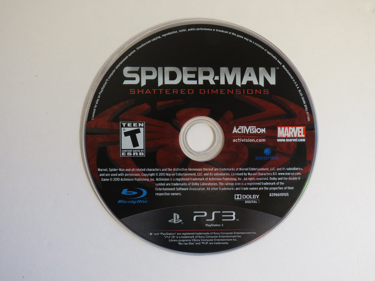 Spiderman: Shattered Dimensions Playstation 3 PS3 Game CIB