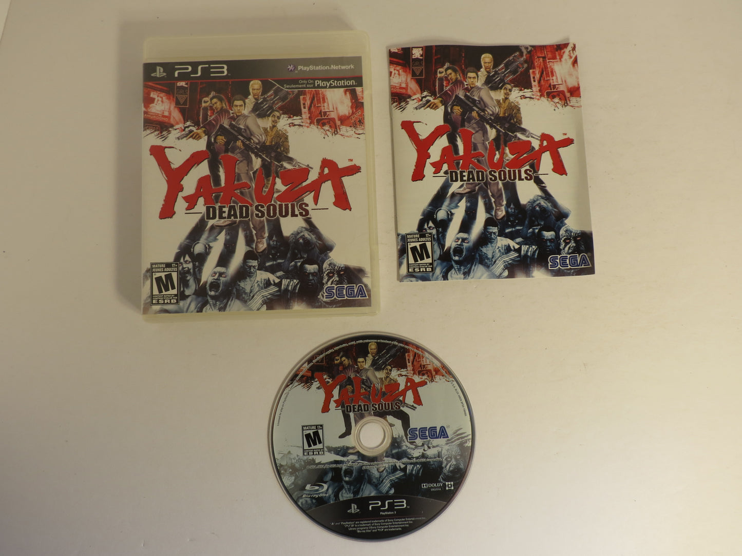 Yakuza: Dead Souls Playstation 3 PS3 Game CIB