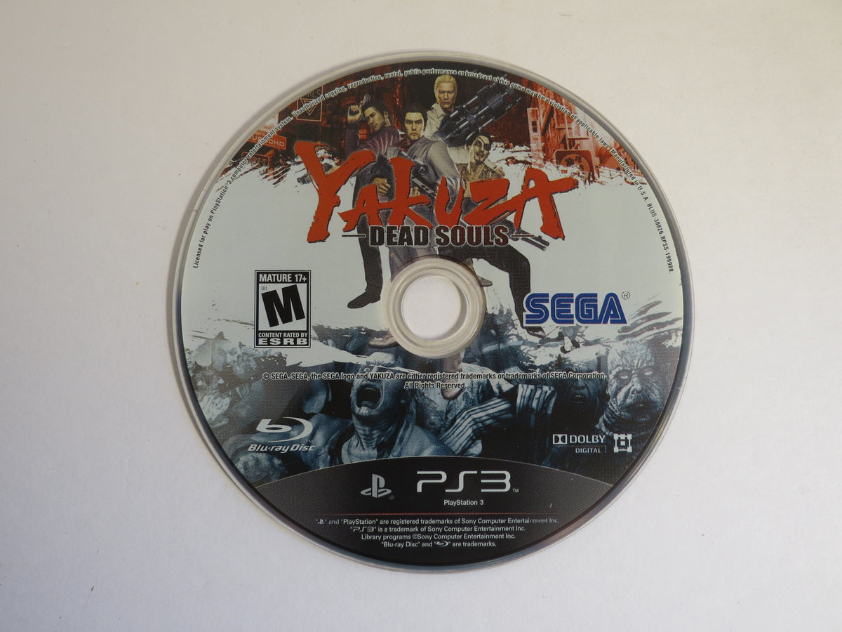 Yakuza: Dead Souls Playstation 3 PS3 Game CIB