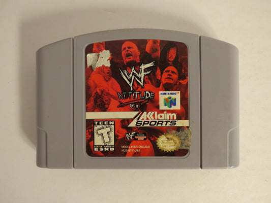 WWF Attitude Nintendo 64 Game N64