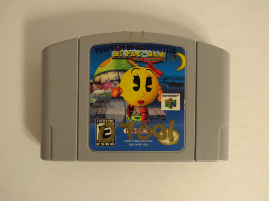 Ms. Pac-man Maze Madness Nintendo 64 Game N64