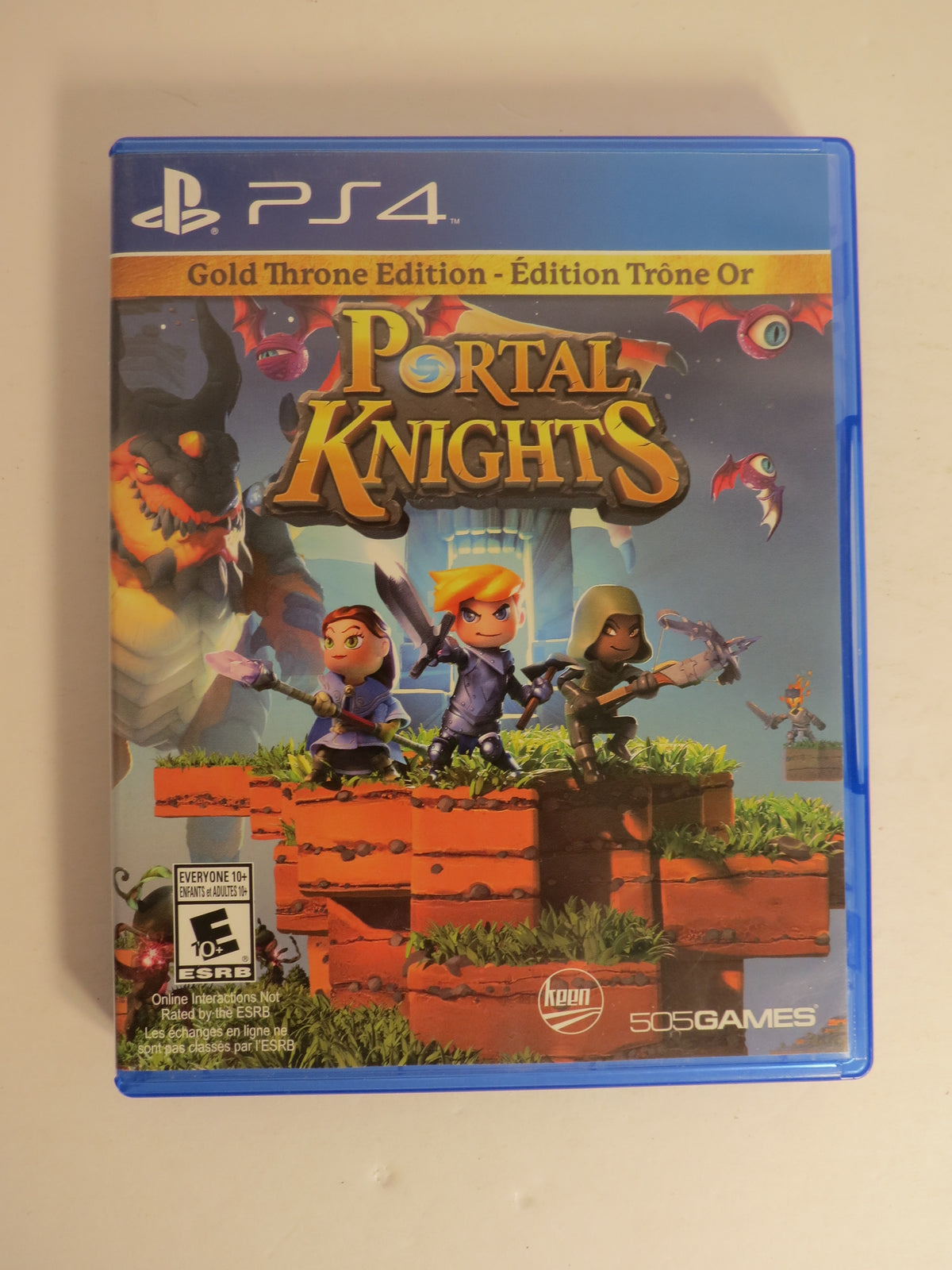 Portal Knights Gold Throne Edition Playstation 4 Game PS4 CB