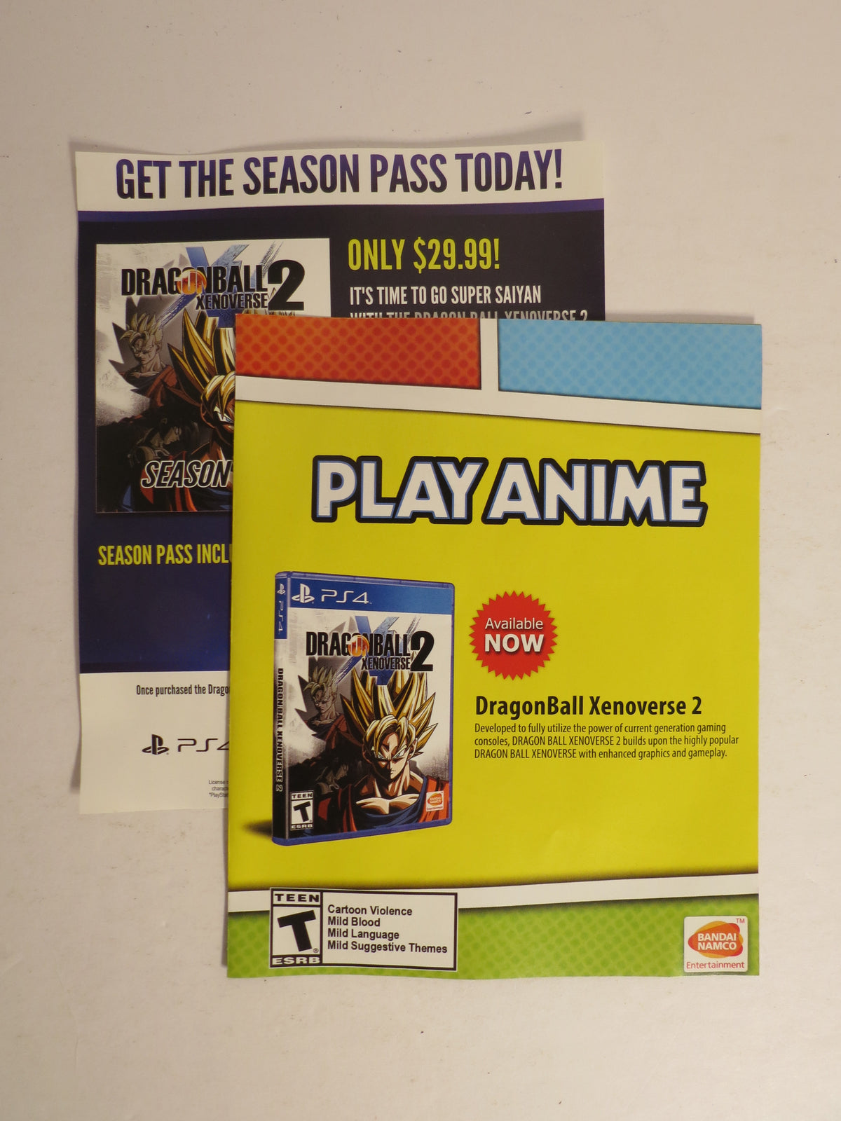 Dragonball Xenoverse 2 Playstation 4 Game PS4 CB
