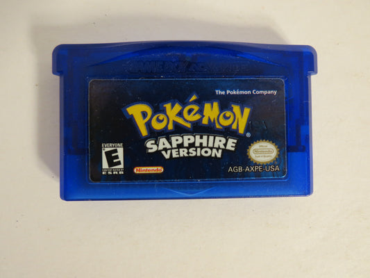 Pokemon Sapphire Nintendo GBA Gameboy Advance Game