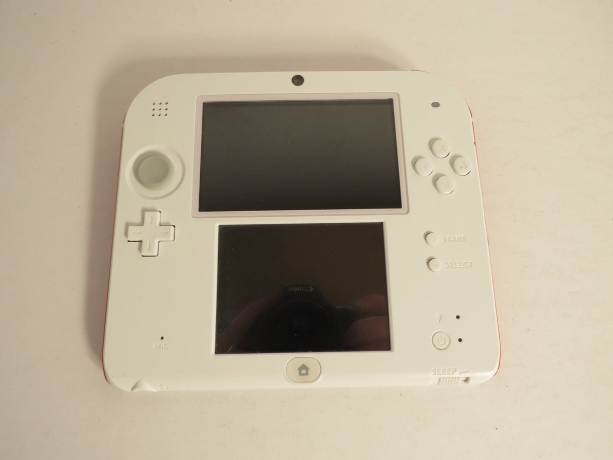 Nintendo 2DS Console FTR-001 White & Red With Charger
