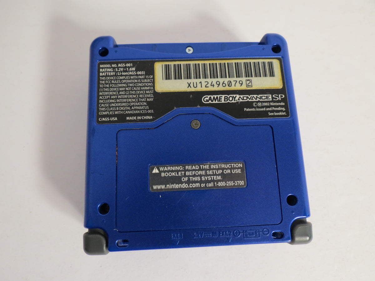Nintendo Gameboy Advance SP Console AGS-001 Blue With Charger GBA