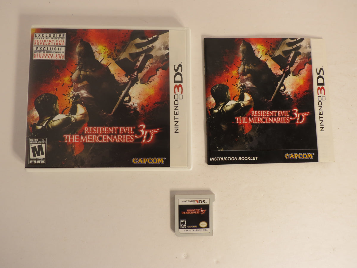 Resident Evil The Mercenaries 3D Nintendo 3DS Game CIB