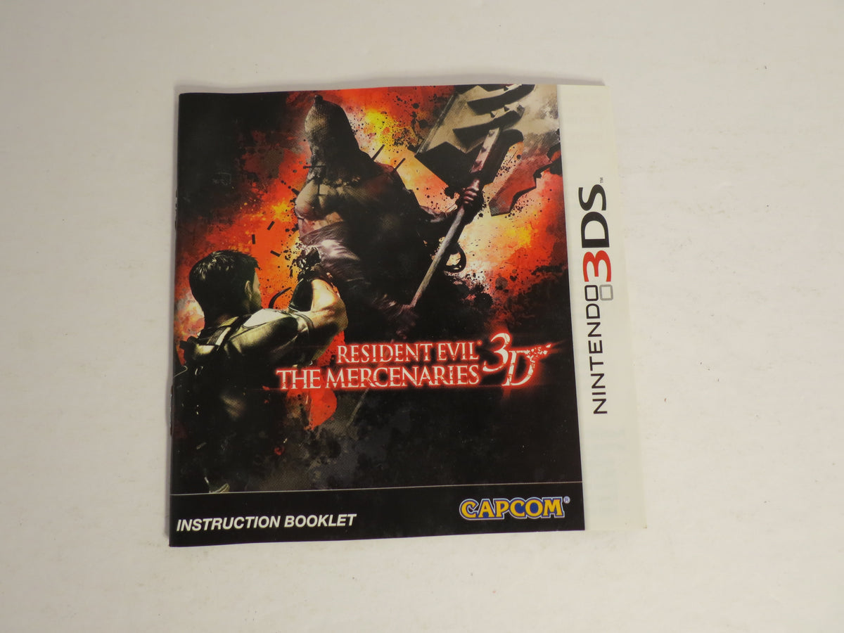 Resident Evil The Mercenaries 3D Nintendo 3DS Game CIB
